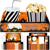 20 Pcs Halloween Movie Night Snack Trays Movie Night Paper Supplies