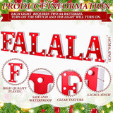 6 Pcs Falala Christmas Decorations Indoor Christmas Neon Lights up