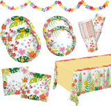 Tropical Luau Party Supplies Kit for 25 Aloha Hawaiian Party