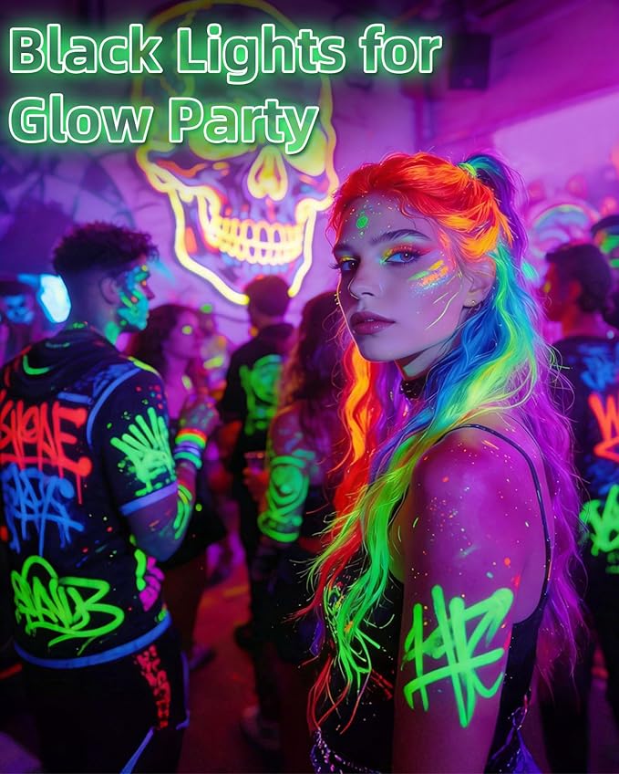 100W LED Black Lights Blacklight Flood Light for Halloween