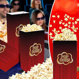 48PCS Classic Hollywood Movie Night Snack Box Set 24 Popcorn Boxes +