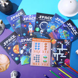 24 Pcs Outer Space Activity Book for Kids Astronaut Solar System