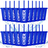 Domensi 20 Pcs Cheer Cup Gift Bulk for Team 16 oz Plastic Ballet Dance