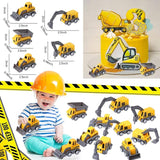 244 Pcs Construction Birthday Party Favors Set for 24 Guests Include