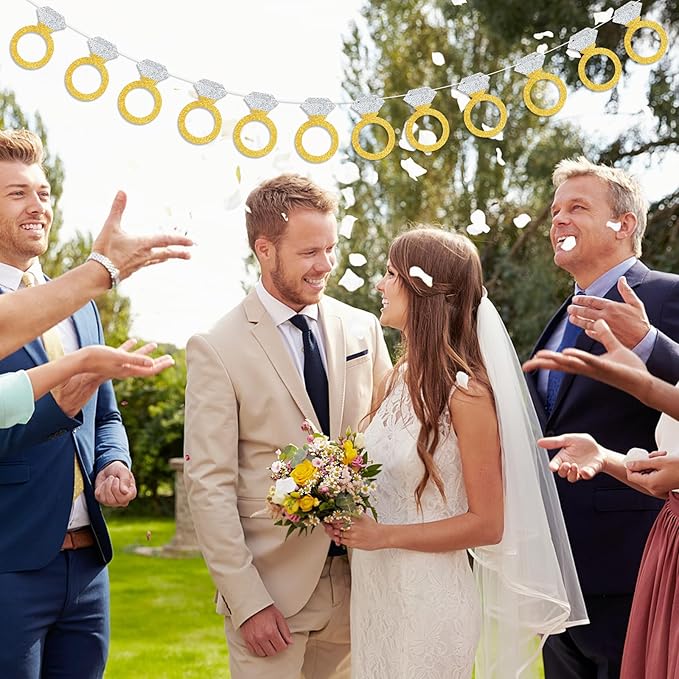 Diamond Ring Banner Engagement Banner Bachelorette Party Banner