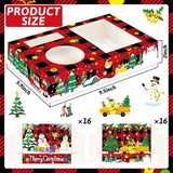 32pcs Christmas Party Supplies Movie Night Snack Trays Hold Popcorn