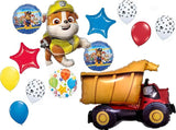 Paw Pups Rubble and Dump Truck on Patrol Birthday Party Supplies