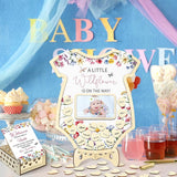 63 Pcs Wildflower Baby Shower Guest Book Alternatives Set Baby