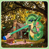 Dinosaur Piñata for Birthday Party Dino Piñata Set with Blindfold
