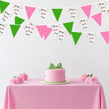 32Ft Witch Party Decorations Pink Green Bow Printed Witch Themed