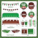 Football Party Decorations for 24 Guests Football Party Supplies Kit