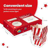 Cheshire Gifts Movie Night Supplies 18 Pcs - Popcorn Bags (12ct) &