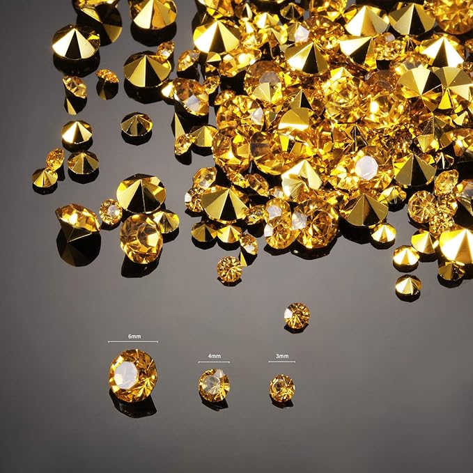 10000 Clear Wedding Table Scatter Confetti Crystals Acrylic Diamonds #