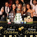 Tudomro 1 Pcs Happy Birthday Tablecloths Happy Birthday Party Decorati