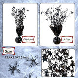 6 Pack Halloween Table Centerpieces Party Table Decoration Metallic