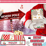 20 Pcs Christmas Movie Night Supplies Movie Night Paper Snack Trays #2