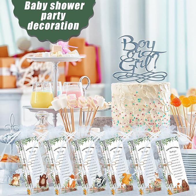 145 Pieces Woodland Baby Shower Favors for Guest Woodland Animals