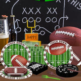 Football Party Decorations Tableware 168pcs Football Plates and