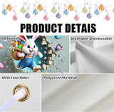 Easter Banner Polyester 43x70.86 Inches Large Easter Banner