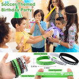 96 Pcs Soccer Party Favors Include 24 Soccer Drawstring Bags 24