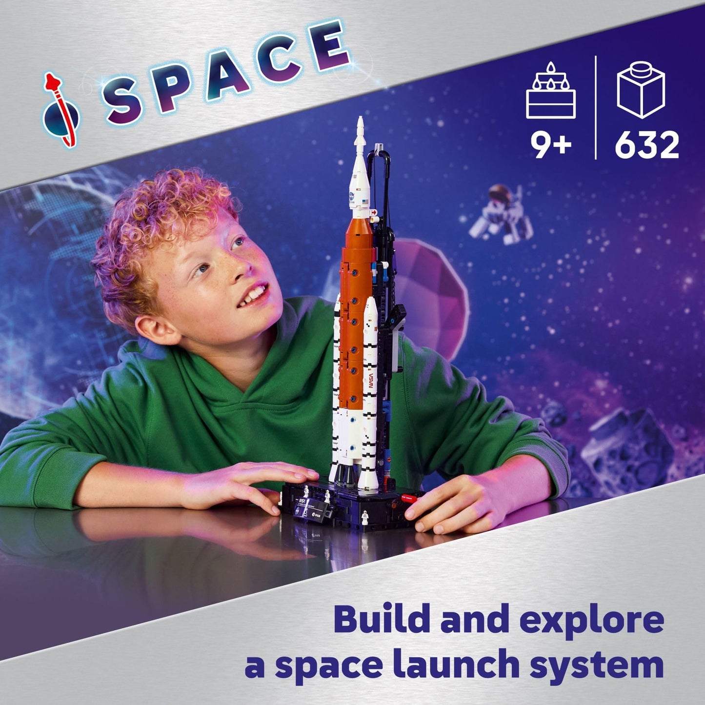 LEGO Technic NASA Artemis Space Launch System Rocket Building Toy for