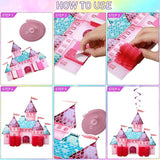 10 Pcs Unicorn Rainbow Centerpiece Unicorn Honeycomb Centerpiece