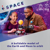 LEGO Technic Planet Earth and Moon in Orbit Building Set, Outer Space