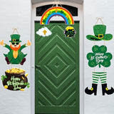 St Patricks Day Decorations Front Door Hanger Decor 5pcs Green Saint