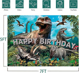 Dinosaur Backdrop 7x5FT Dinosaurs Background Dinosaur Birthday