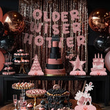 Pink Rose Gold Party Decorations 12Pcs Pink Rose Gold Honeycomb