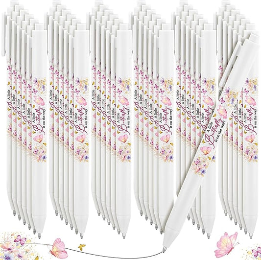 Ireer 36 Pcs Butterfly Baby Shower Pens Gifts Bulk Party Favors for