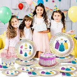 168pcs Princess Birthday Party Decorations Princess Plates Napkins