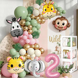 Two Wild Birthday Decorations Jungle Theme 2nd Birthday Decorations