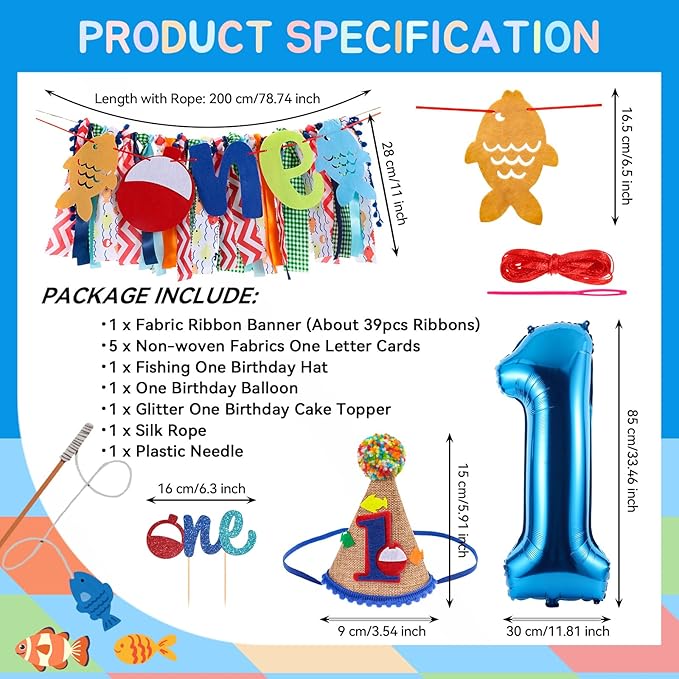 Ofishally Highchair Banner for Baby First Birthday Party Decorations