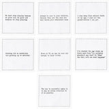 Five Star Funny 70th Birthday Quotes | White Cotton Cocktail Napkins