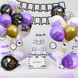 OuMuaMua 74 Pack Graduation Party Decorations Balloons Set - 12 Inch B