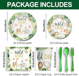 Wild One Birthday Party Supplies Tableware Set Safari Birthday