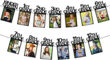 PartyHooman Graduation Photo Banner K-12, Kindergarten to 12th Grade f