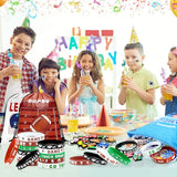 110 Pcs Football Party Favors Drawstring Backpack with Keychains