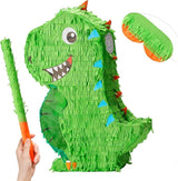 Dinosaur Pinata with Plastic Bat and Paper Blindfold 15.5H X 10.5W X