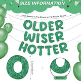 Fulmoon Set of 3 Pre Strung Older Wiser Hotter Glitter Banner Funny #7
