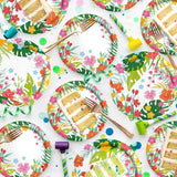 Tropical Luau Party Supplies Kit for 25 Aloha Hawaiian Party
