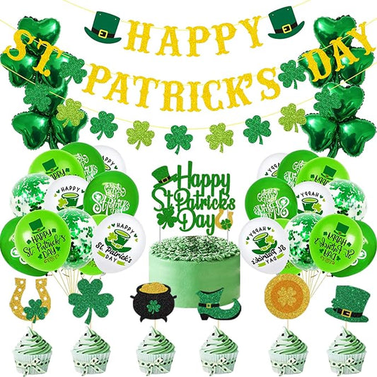 St Patricks Day Decorations Kit Happy St Patrick's Day Banner