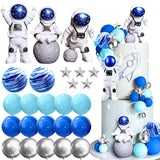 Space Cake Toppers Outer Space Astronaut Rocket Stars Cake