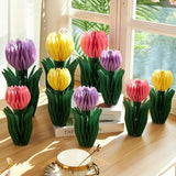 PAPER JAZZ Tulip Paper Flower Centerpieces for Table Spring Party