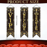 Movie Night Porch Sign Banner Movie Theme Party Decorations Theater