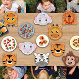 Safari Jungle Wild Animal Party Supplies 60PCS Disposable jungle zoo