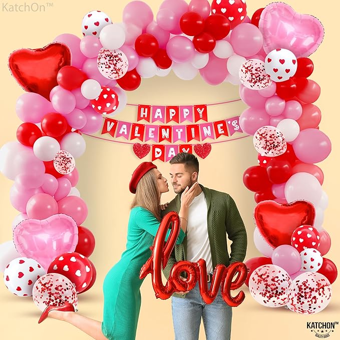 Valentines Day Decorations Arch Set Pack of 115 Happy Valentines Day