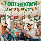 Football Party Decorations Sets With Banner Swirl Streamers