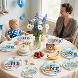 96Pcs Milk and Cookies 1st Birthday Decorations One Sweet Cookie